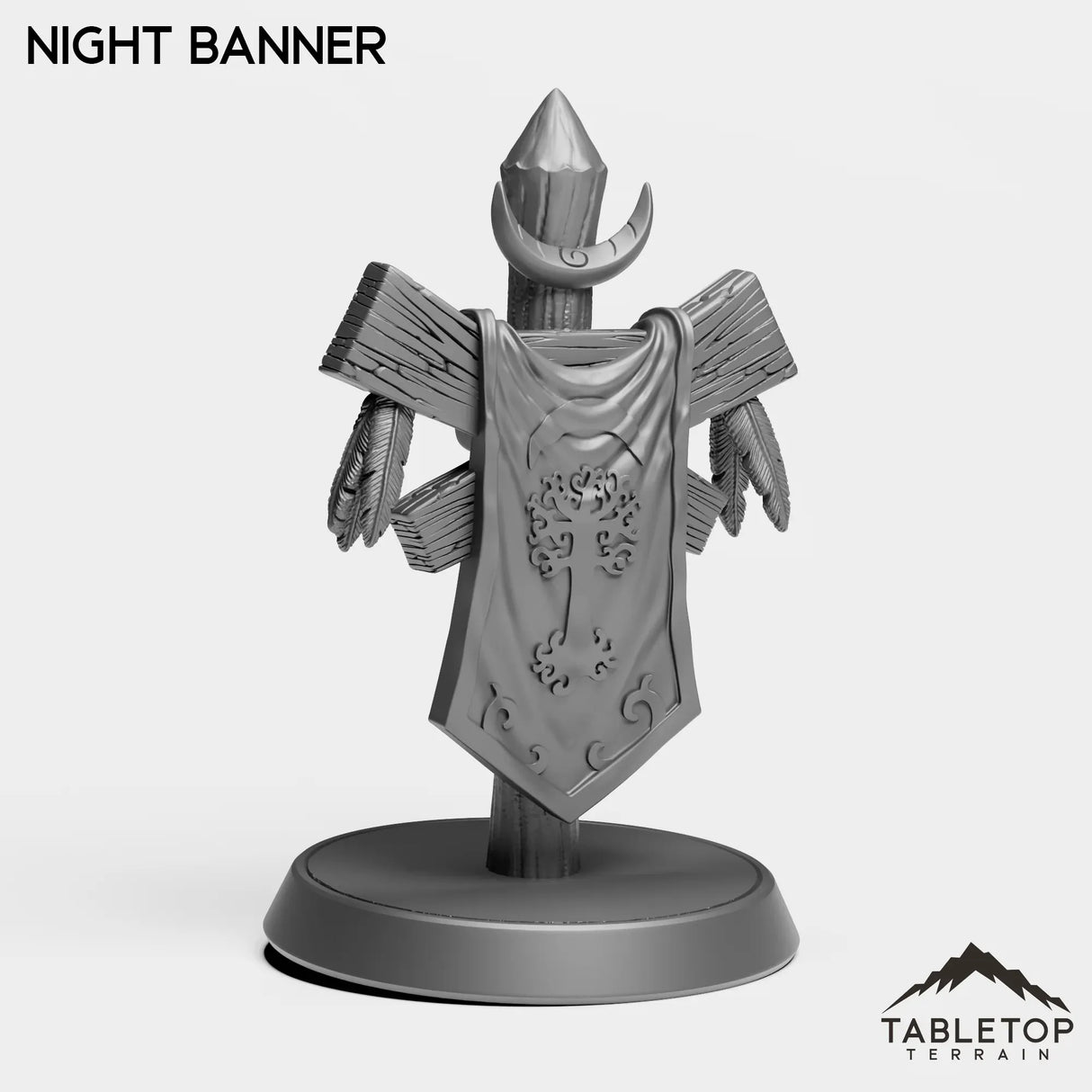 Tabletop Terrain Miniature Night Banner