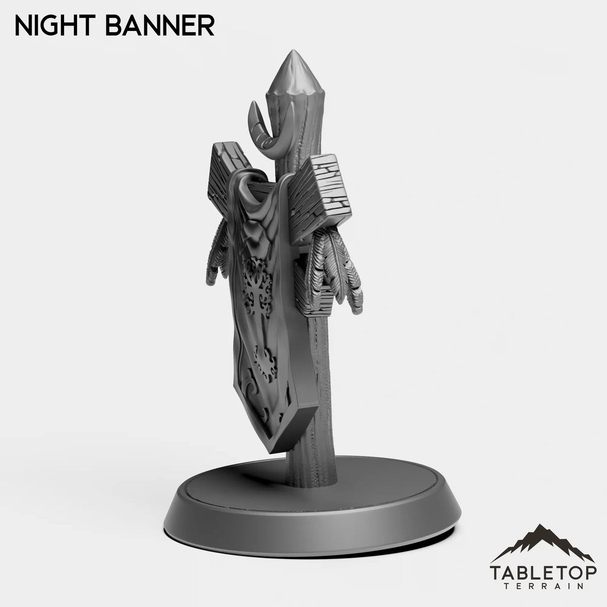 Tabletop Terrain Miniature Night Banner