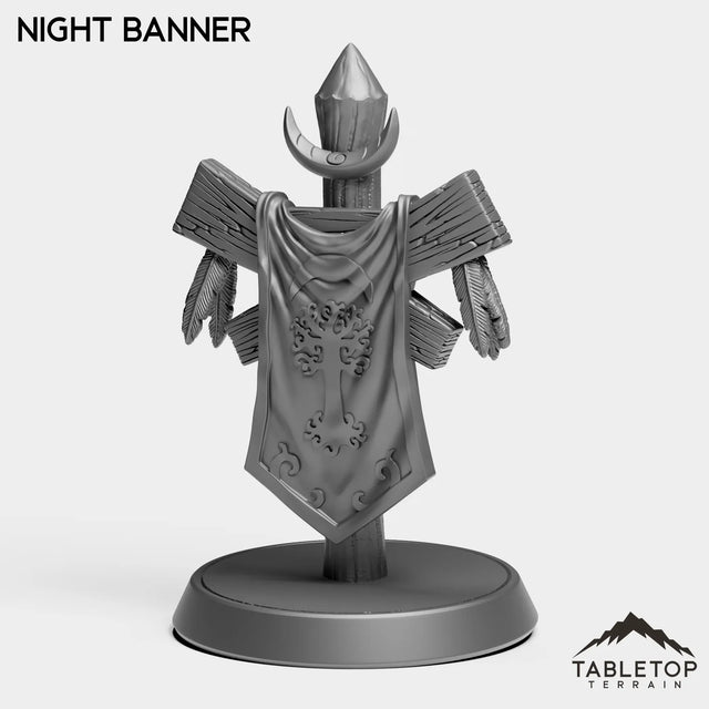 Tabletop Terrain Miniature Night Banner