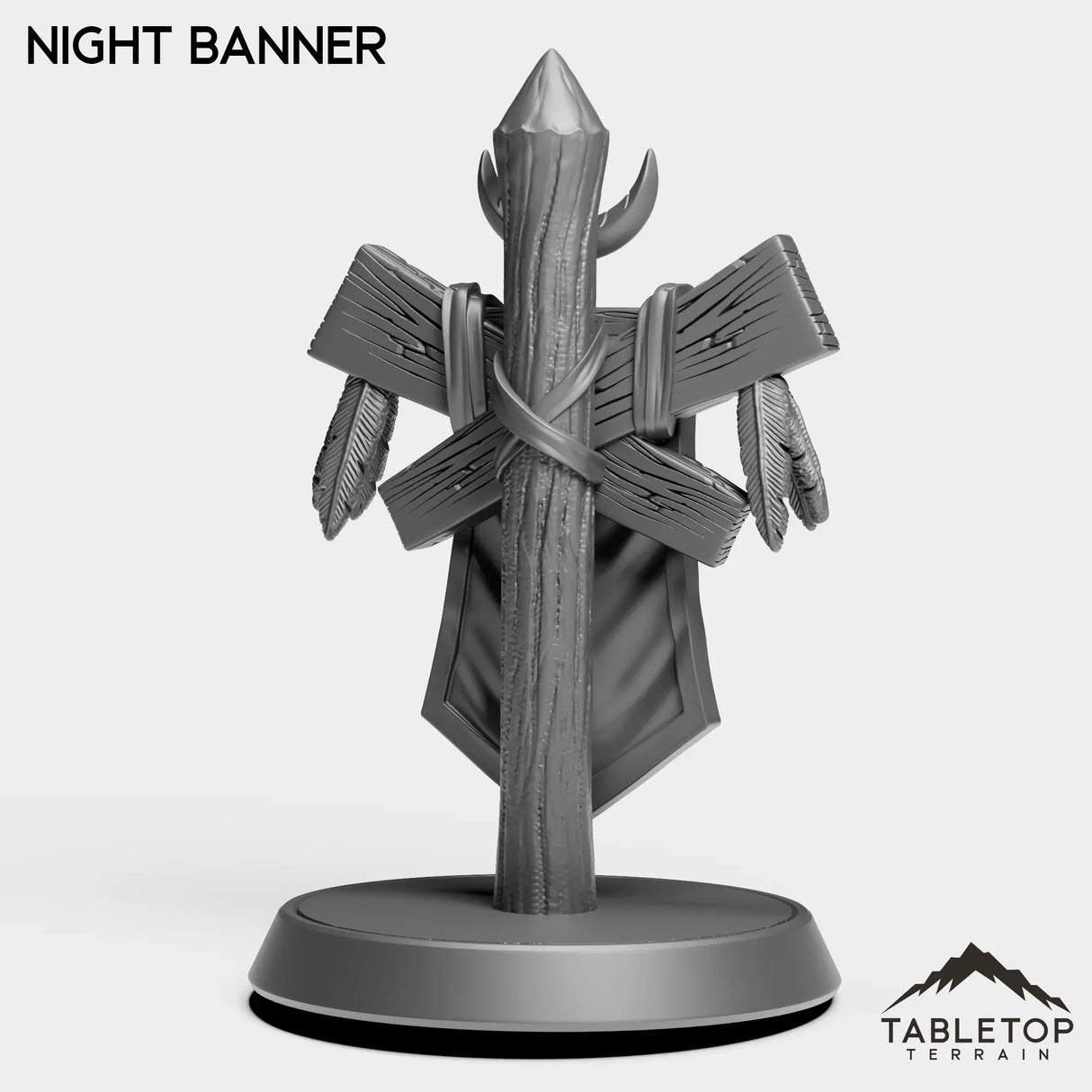 Tabletop Terrain Miniature Night Banner