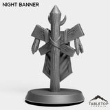 Tabletop Terrain Miniature Night Banner