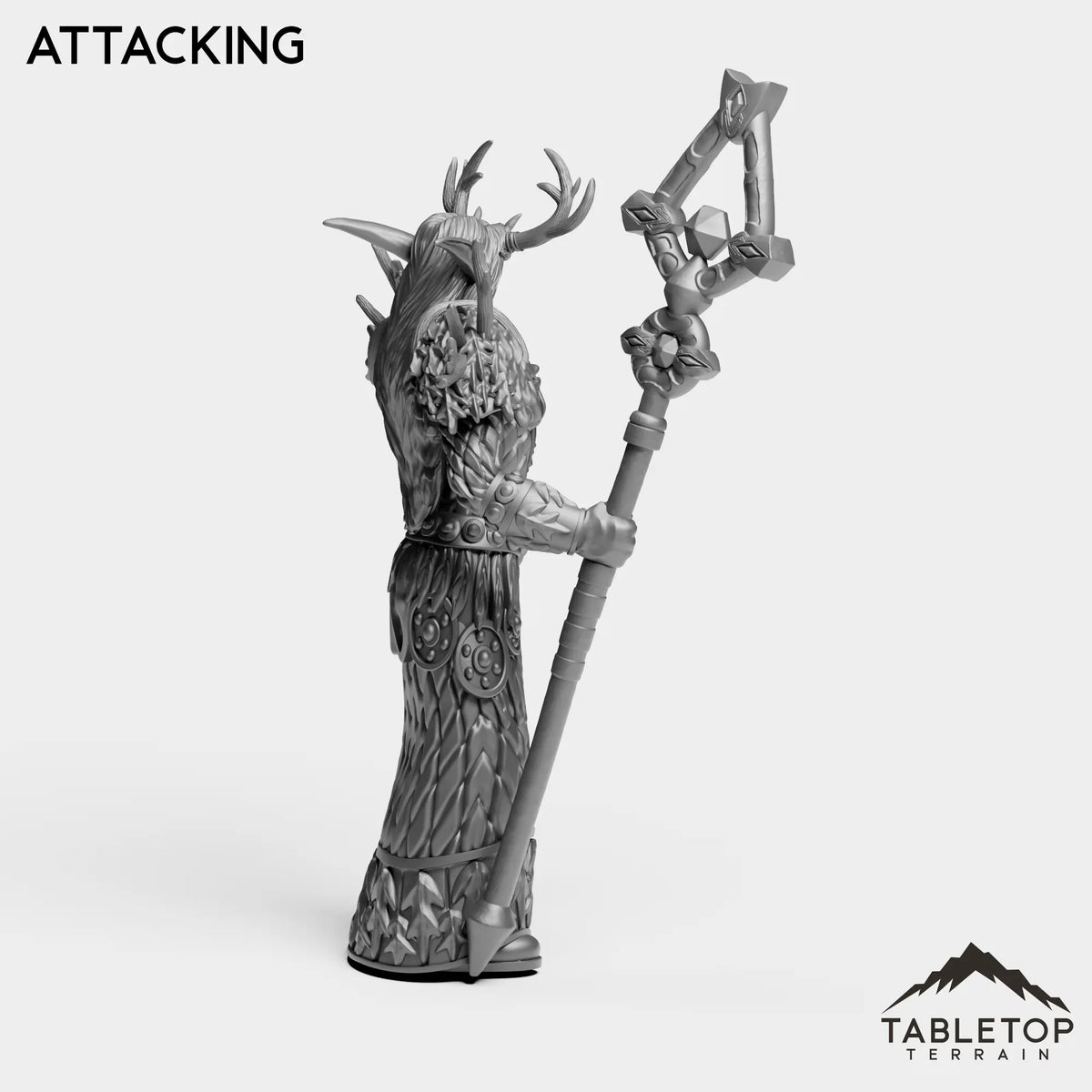 Tabletop Terrain Miniature Night Druid Female Tier 1