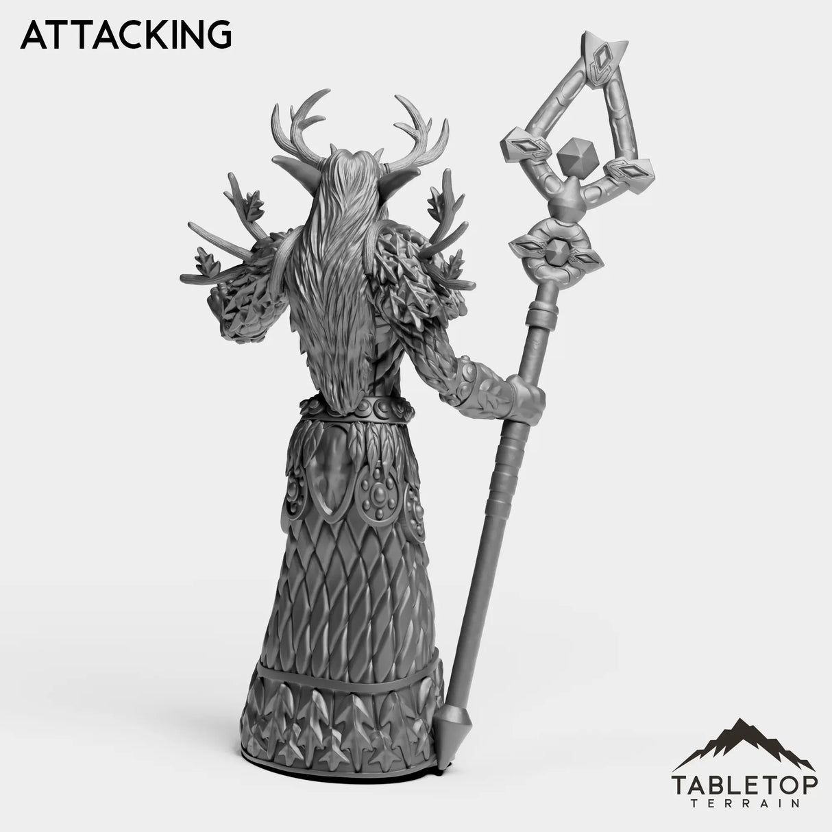 Tabletop Terrain Miniature Night Druid Female Tier 1