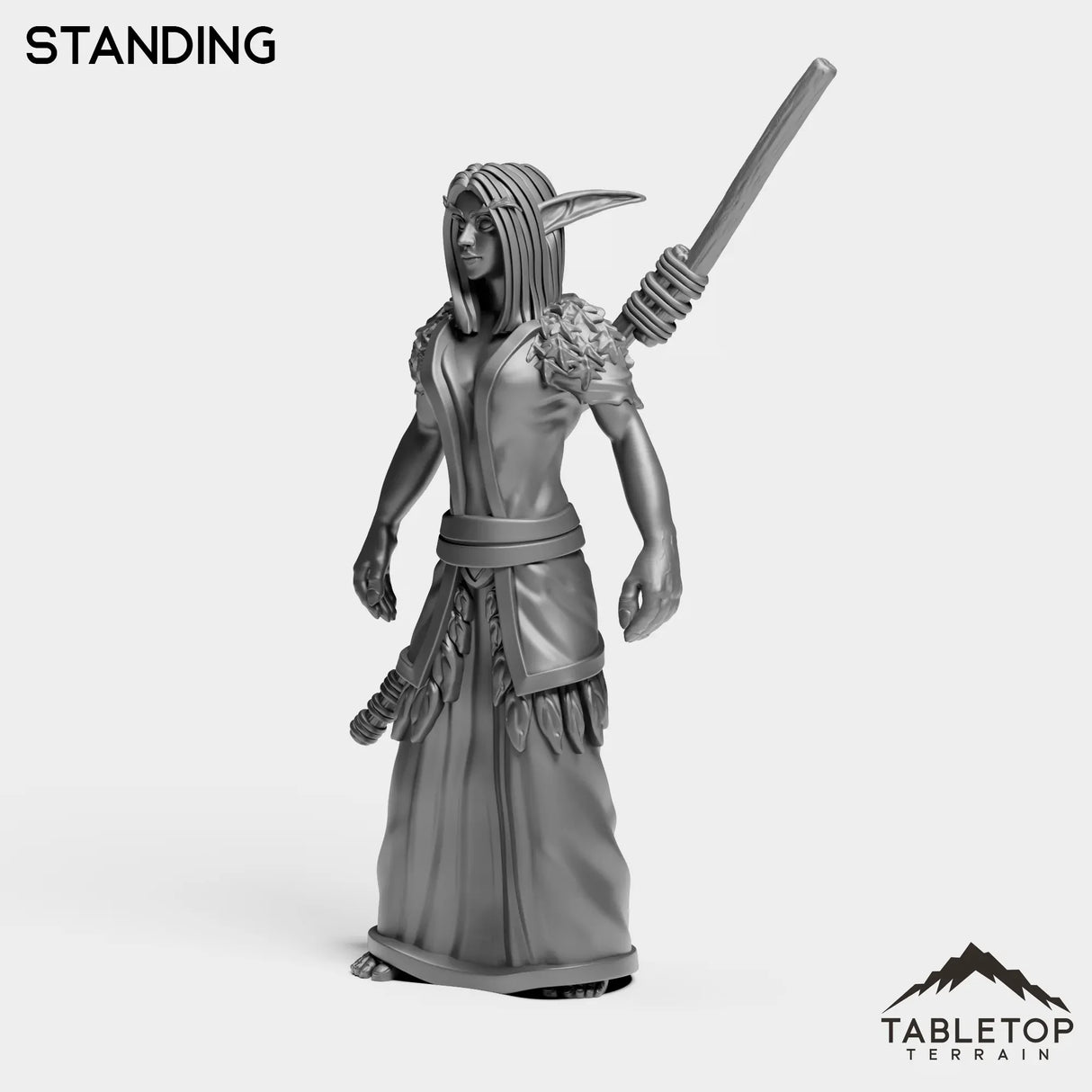 Tabletop Terrain Miniature Night Druid Starter Female
