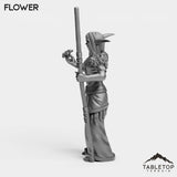 Tabletop Terrain Miniature Night Druid Starter Female