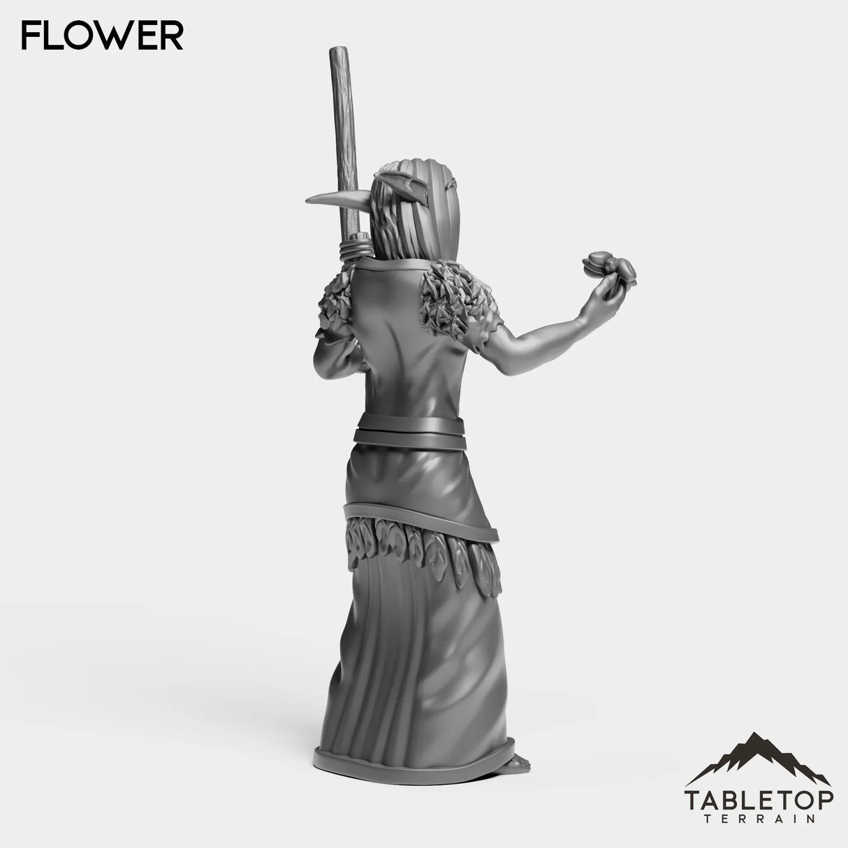 Tabletop Terrain Miniature Night Druid Starter Female