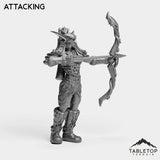 Tabletop Terrain Miniature Night Hunter Female Tier 1