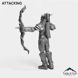 Tabletop Terrain Miniature Night Hunter Female Tier 1