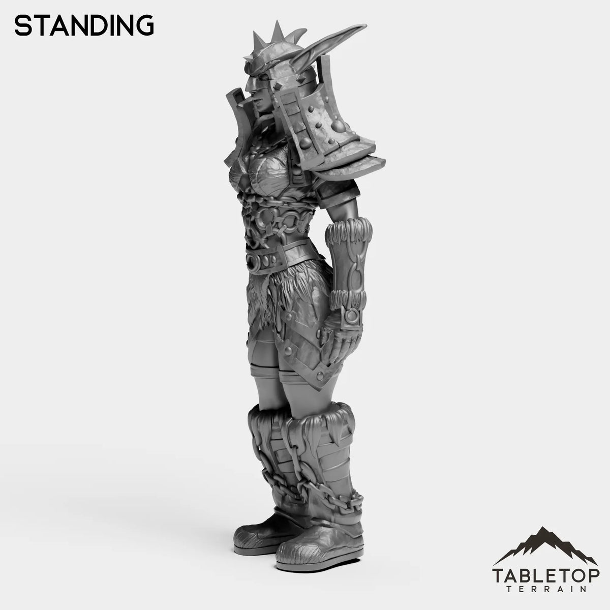Tabletop Terrain Miniature Night Hunter Female Tier 1