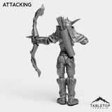 Tabletop Terrain Miniature Night Hunter Female Tier 1