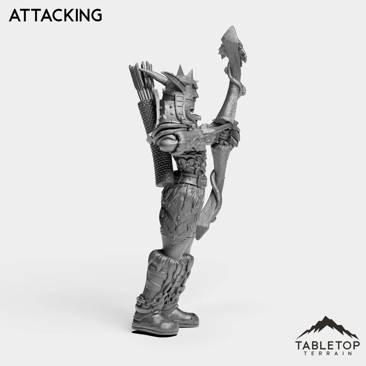 Tabletop Terrain Miniature Night Hunter Female Tier 1