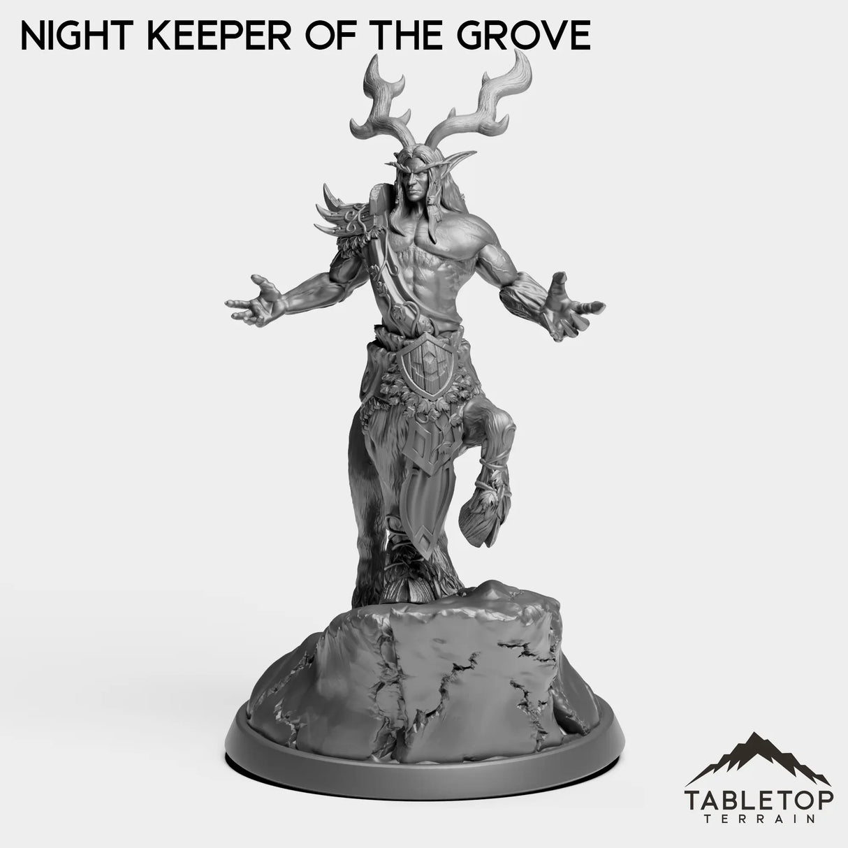 Tabletop Terrain Miniature Night Keeper of the Grove Night Keeper of the Grove
