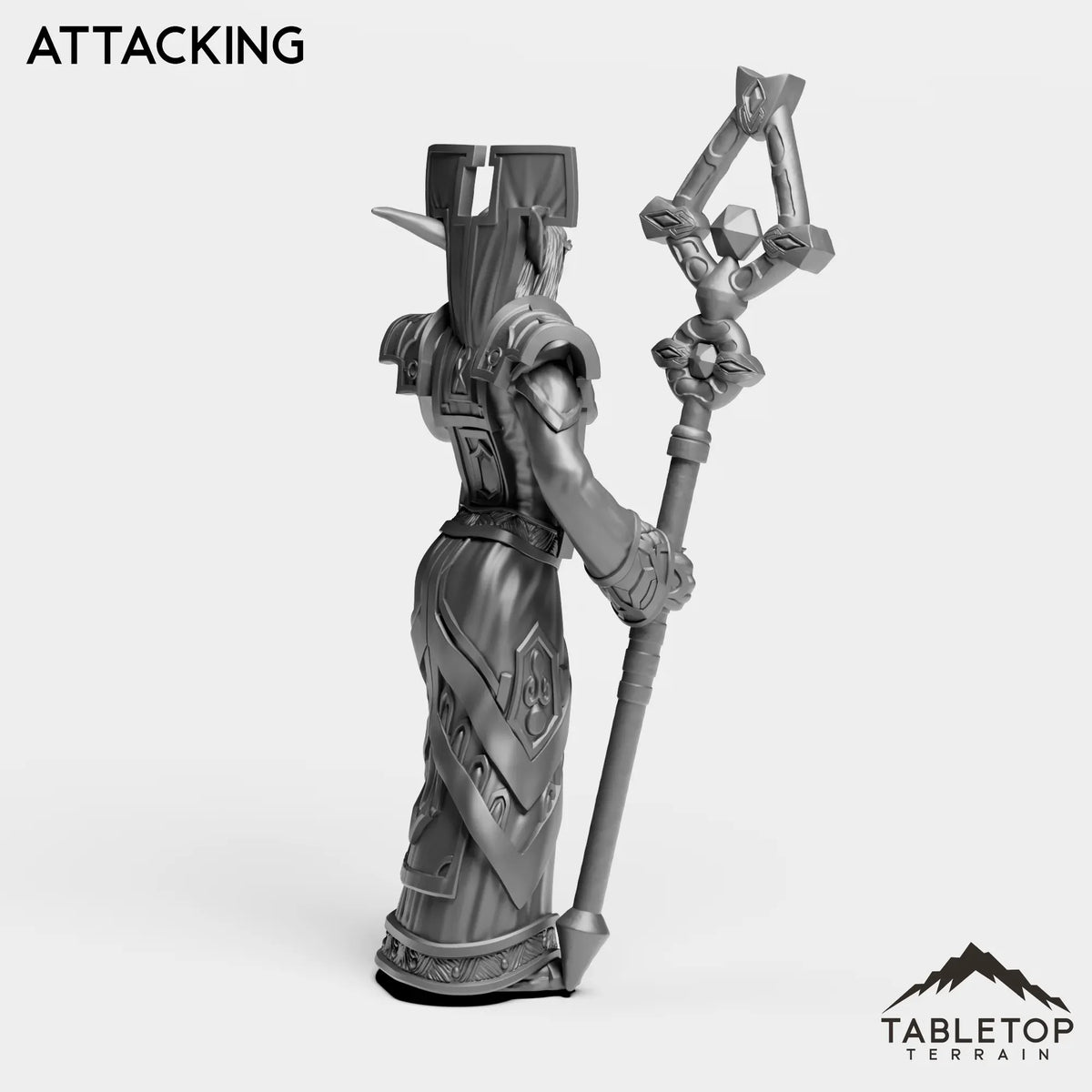 Tabletop Terrain Miniature Night Priest Female Tier 1