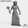 Tabletop Terrain Miniature Night Priest Starter Female
