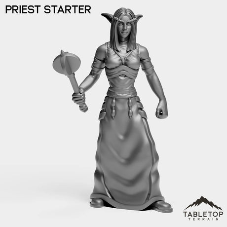 Tabletop Terrain Miniature Night Priest Starter Female