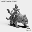 Tabletop Terrain Miniature Night Priestess on Mount