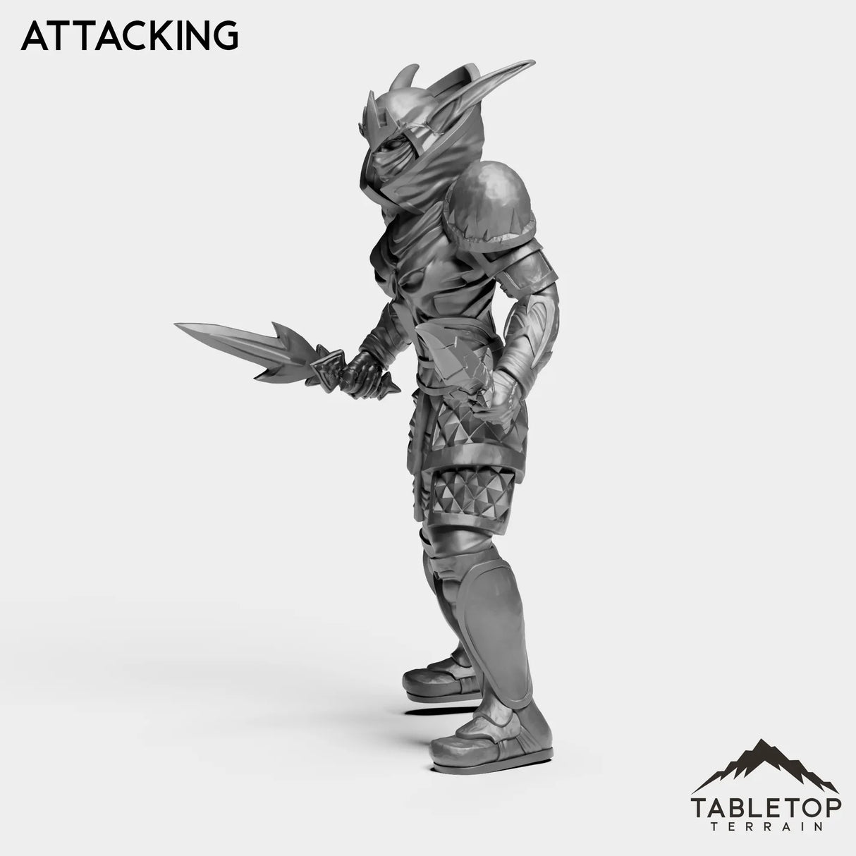 Tabletop Terrain Miniature Night Rogue Female Tier 1