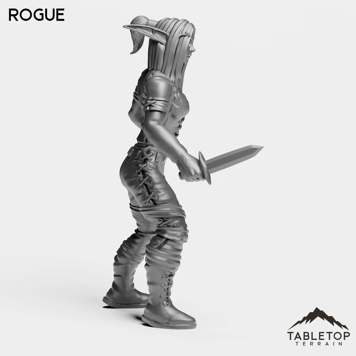 Tabletop Terrain Miniature Night Rogue Starter Female