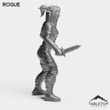 Tabletop Terrain Miniature Night Rogue Starter Female