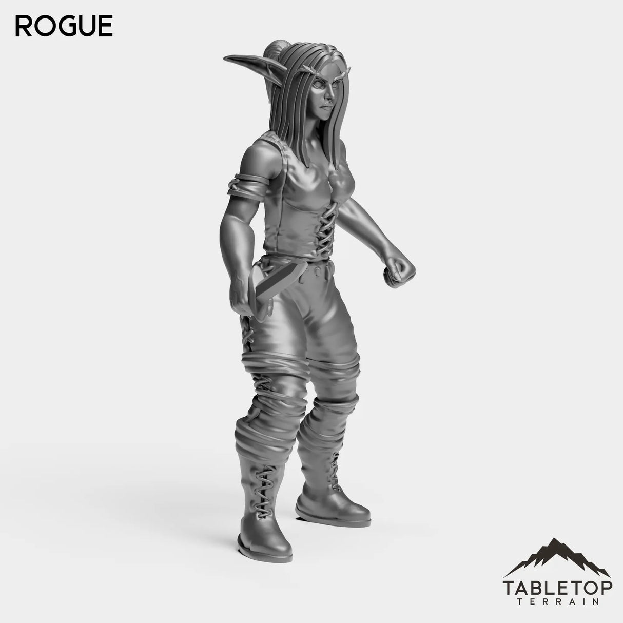 Tabletop Terrain Miniature Night Rogue Starter Female