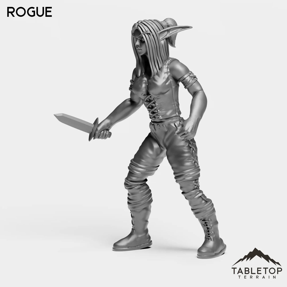Tabletop Terrain Miniature Night Rogue Starter Female
