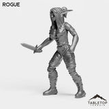 Tabletop Terrain Miniature Night Rogue Starter Female