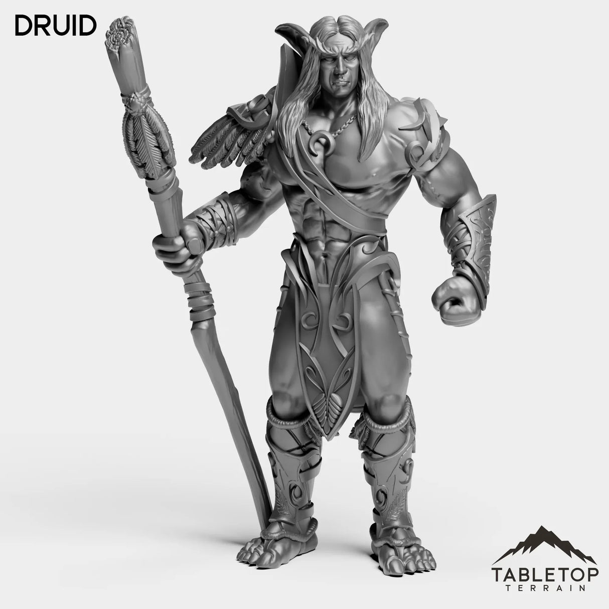 Tabletop Terrain Miniature Night Sentinel Druid