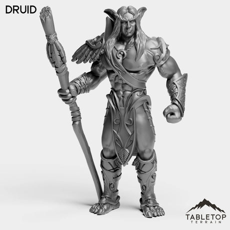 Tabletop Terrain Miniature Night Sentinel Druid