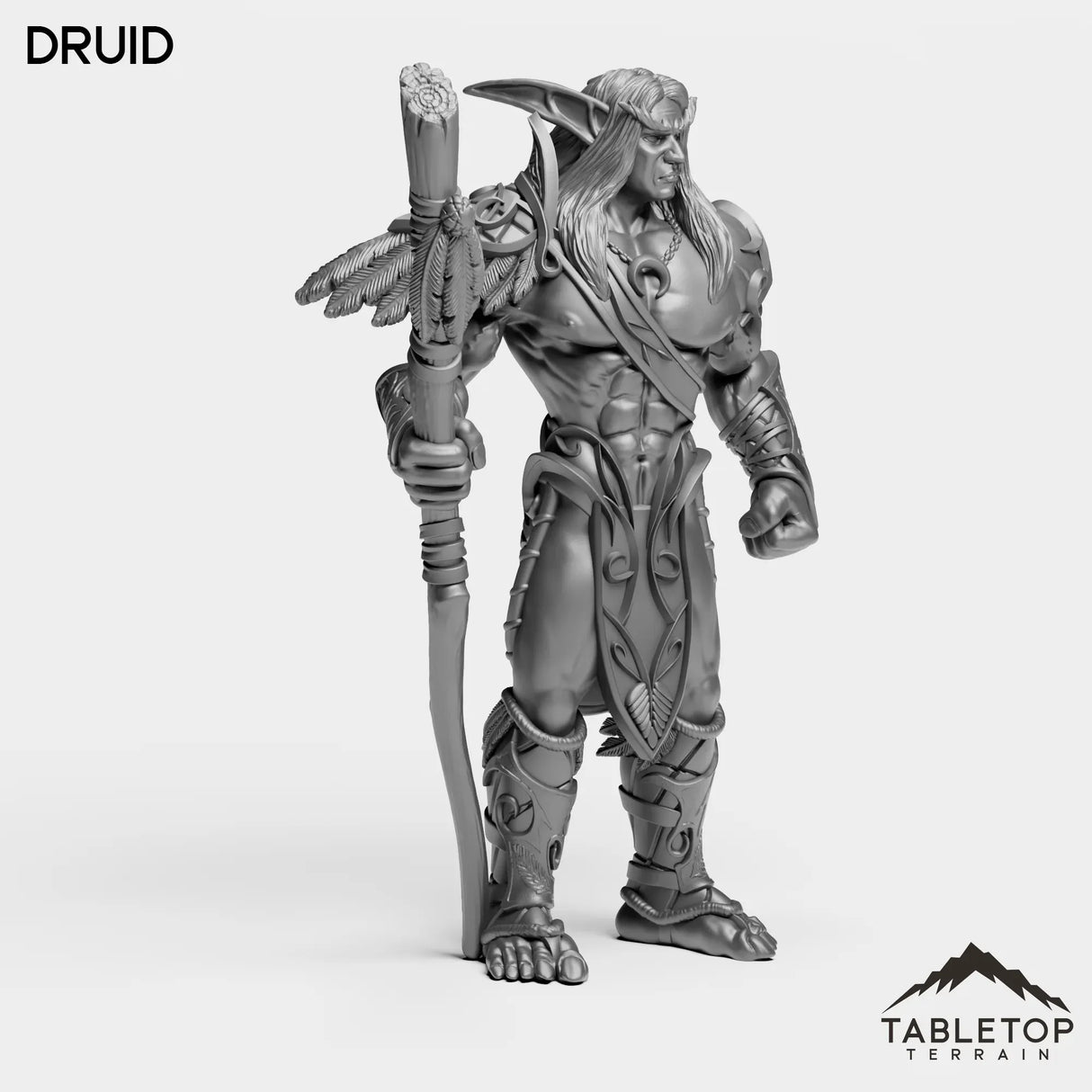 Tabletop Terrain Miniature Night Sentinel Druid