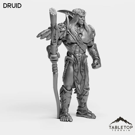 Tabletop Terrain Miniature Night Sentinel Druid