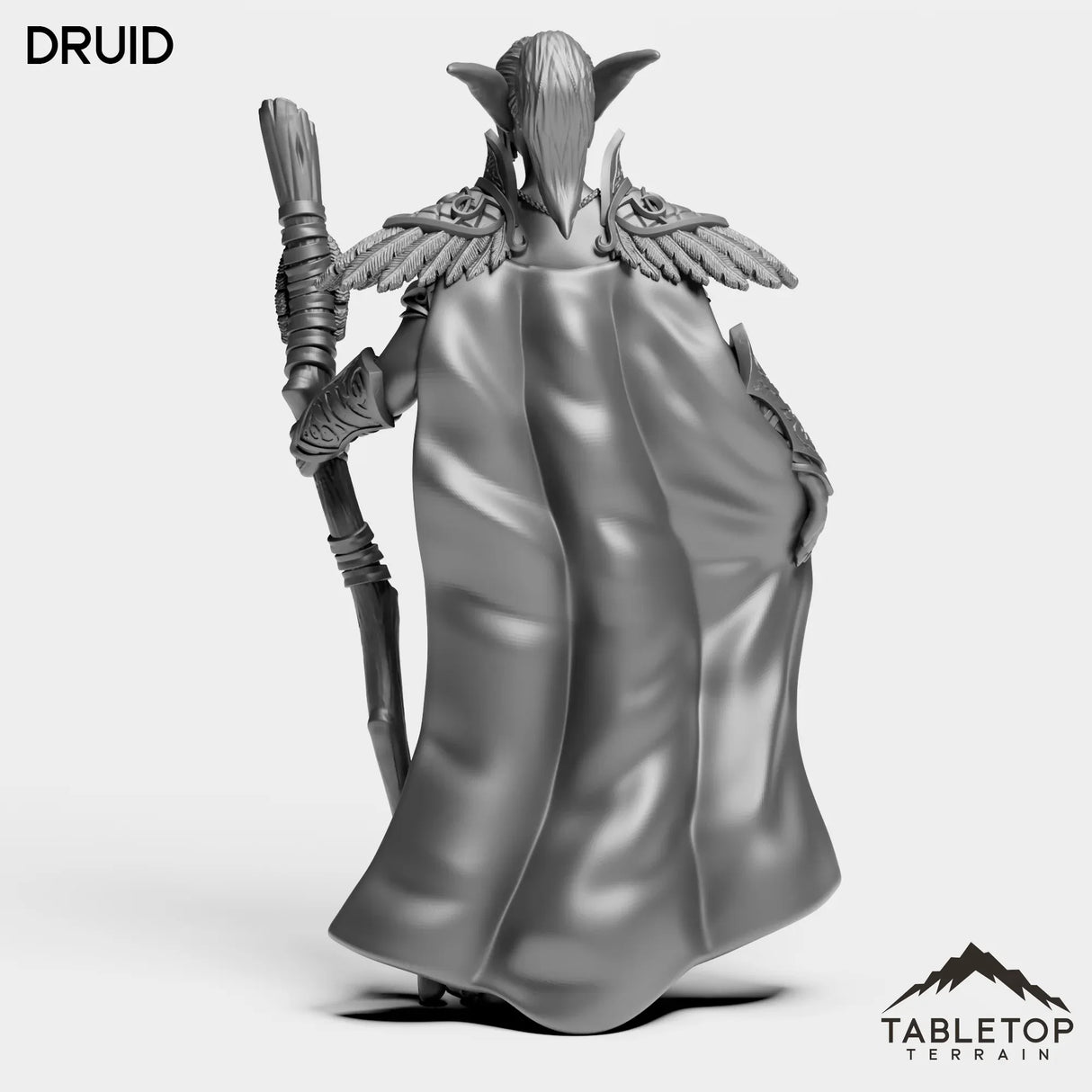 Tabletop Terrain Miniature Night Sentinel Druid Female