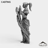 Tabletop Terrain Miniature Night Sentinel Druid Female
