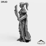 Tabletop Terrain Miniature Night Sentinel Druid Female