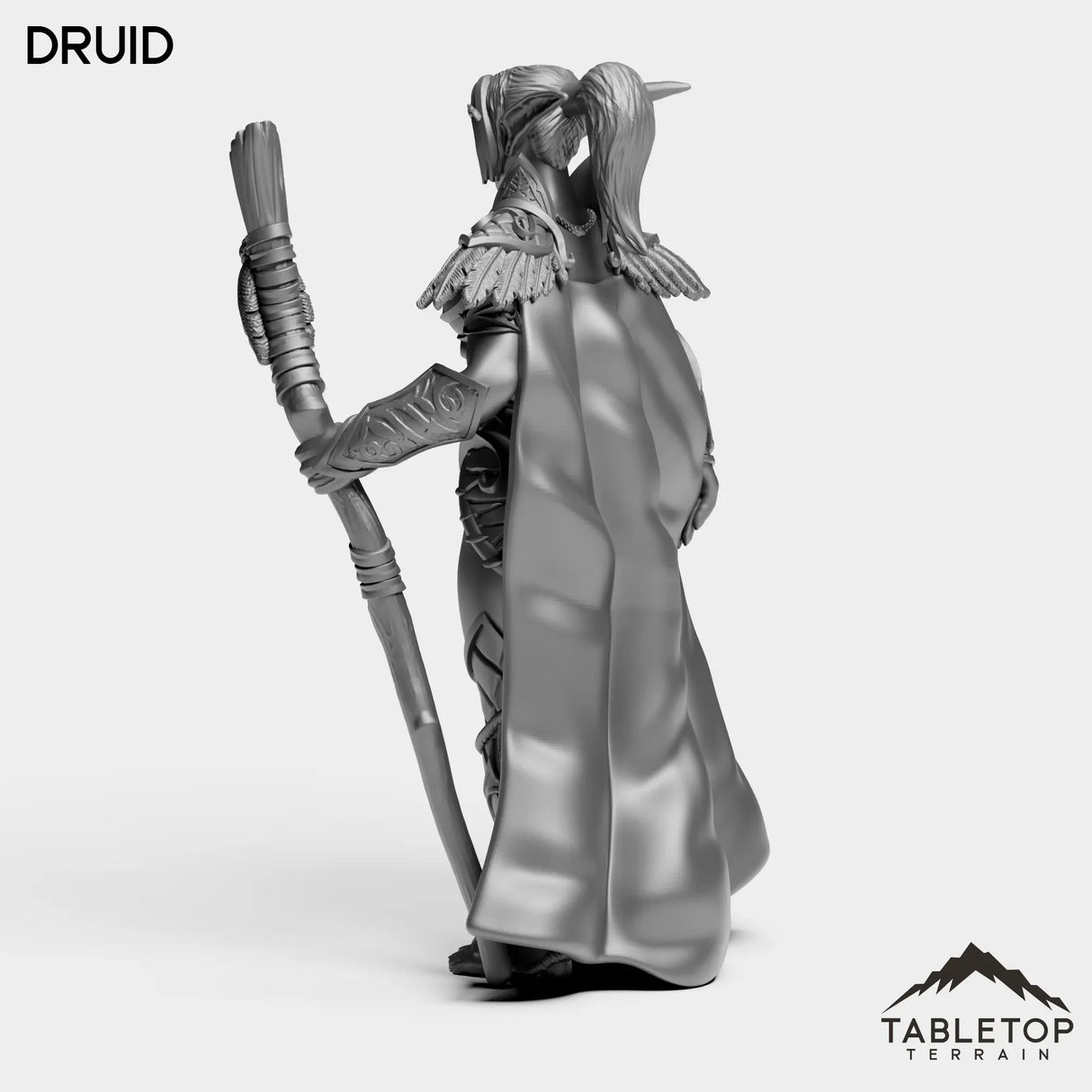Tabletop Terrain Miniature Night Sentinel Druid Female
