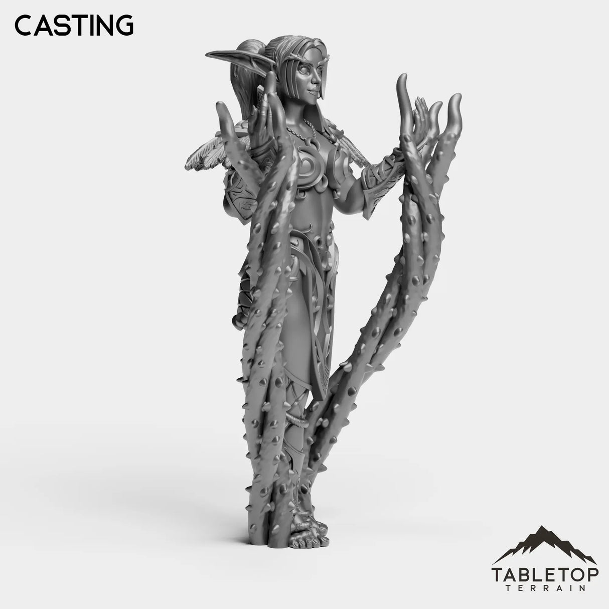 Tabletop Terrain Miniature Night Sentinel Druid Female