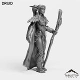 Tabletop Terrain Miniature Night Sentinel Druid Female