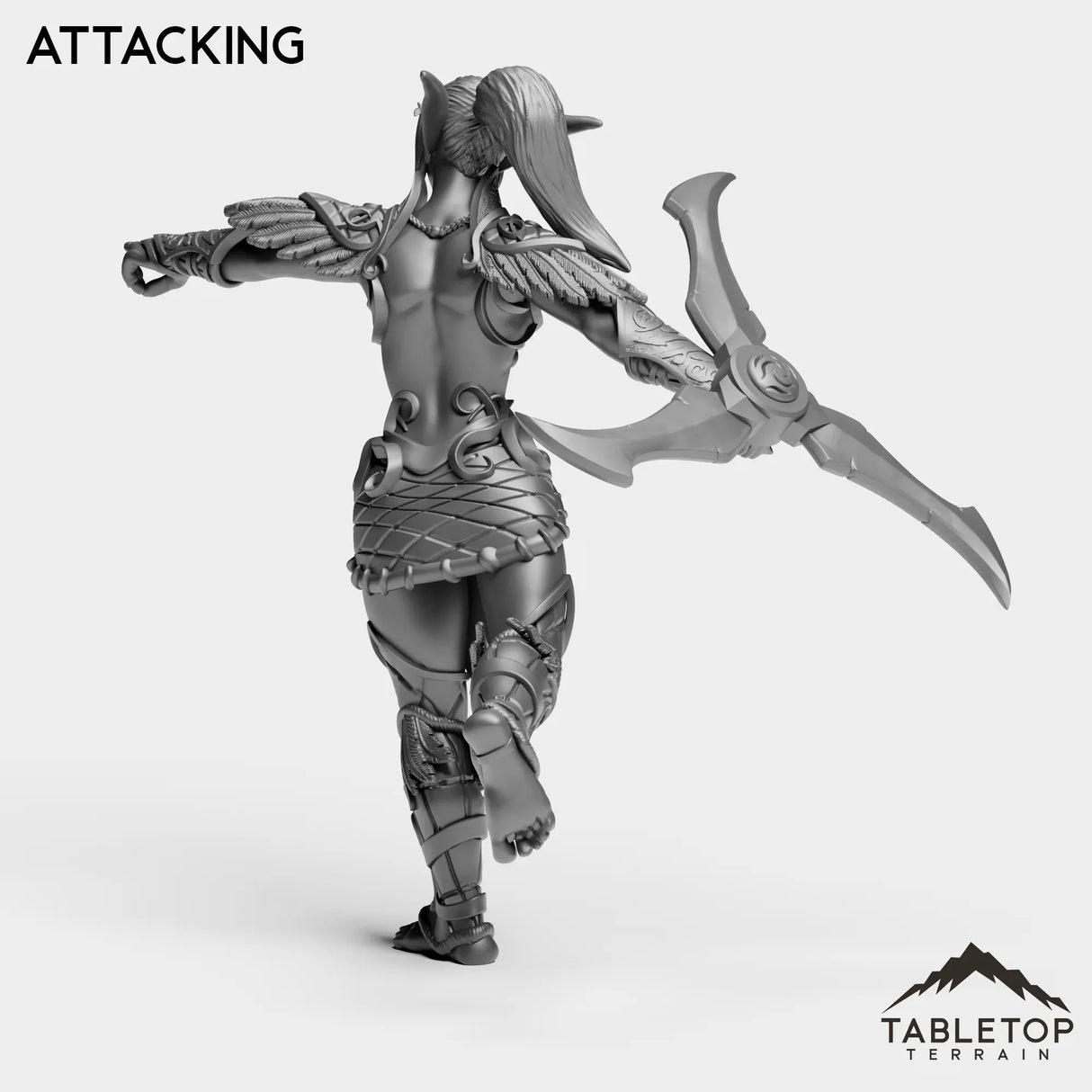 Tabletop Terrain Miniature Night Sentinel Female