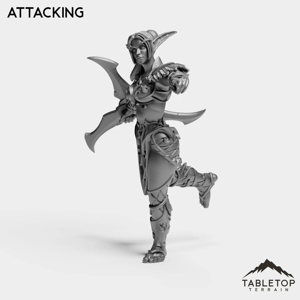 Tabletop Terrain Miniature Night Sentinel Female