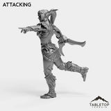 Tabletop Terrain Miniature Night Sentinel Female