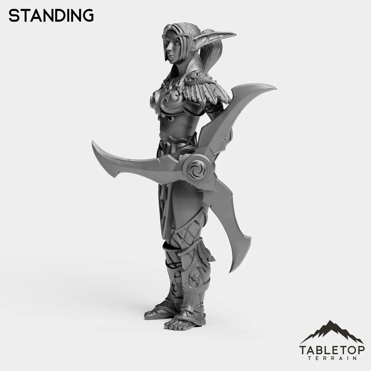 Tabletop Terrain Miniature Night Sentinel Female