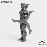 Tabletop Terrain Miniature Night Sentinel Female