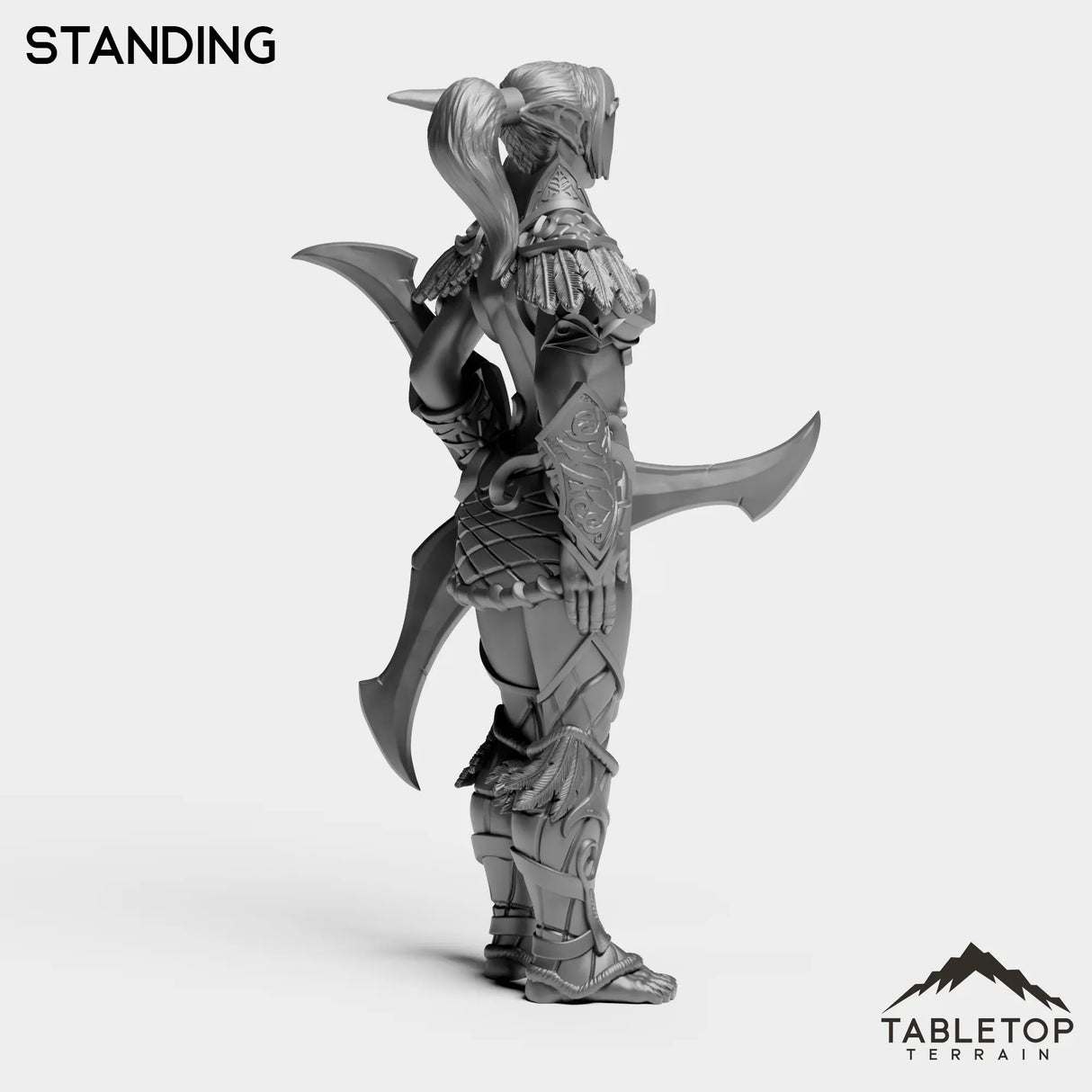 Tabletop Terrain Miniature Night Sentinel Female