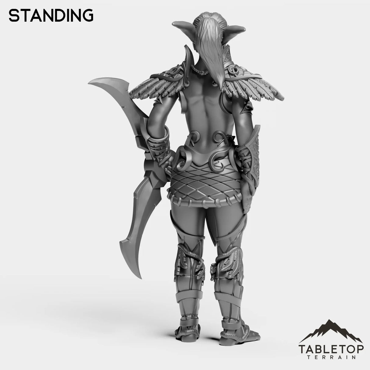 Tabletop Terrain Miniature Night Sentinel Female