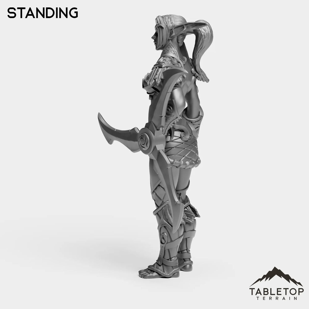 Tabletop Terrain Miniature Night Sentinel Female