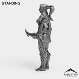 Tabletop Terrain Miniature Night Sentinel Female