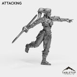 Tabletop Terrain Miniature Night Sentinel Female