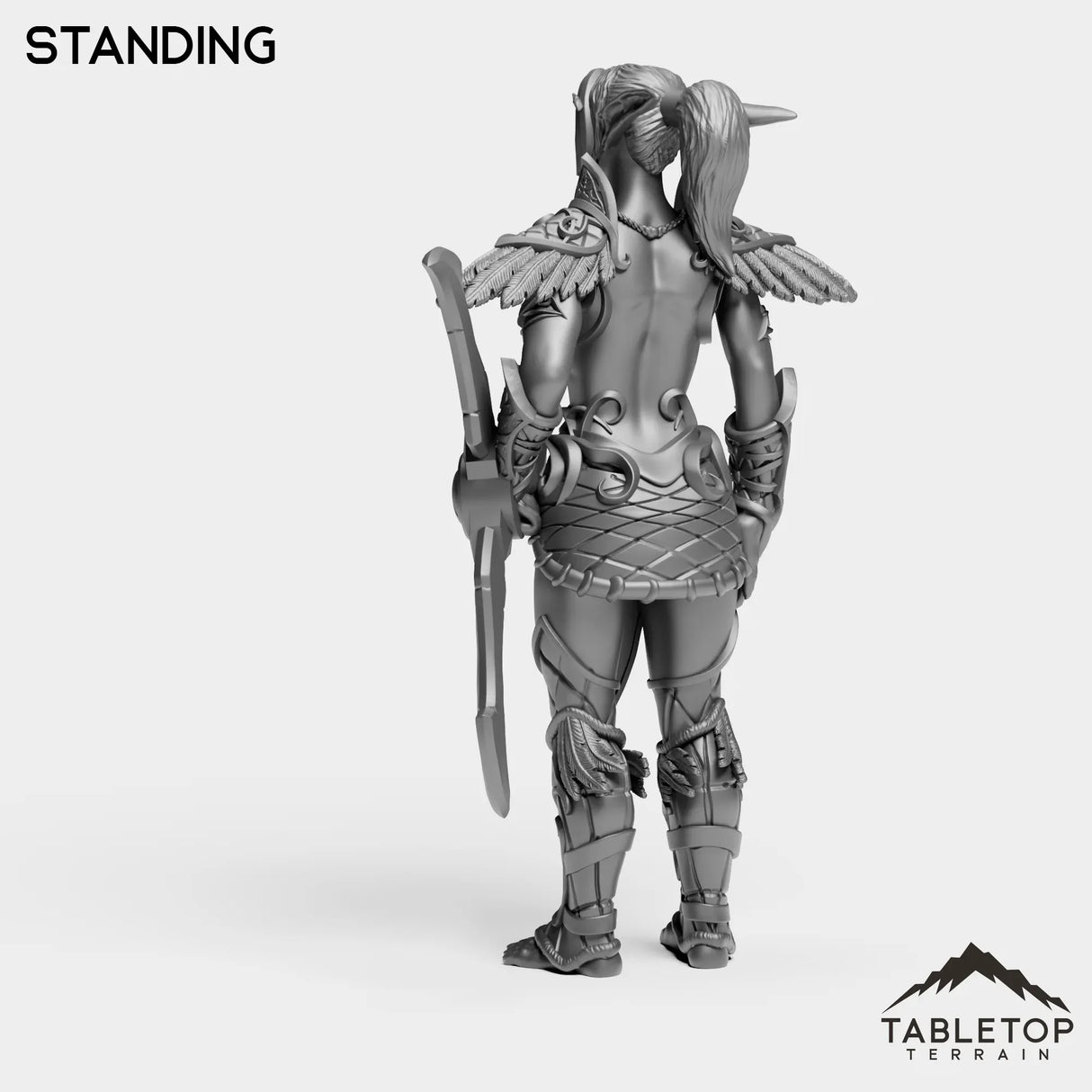 Tabletop Terrain Miniature Night Sentinel Female