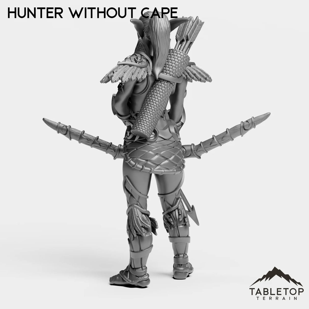Tabletop Terrain Miniature Night Sentinel Hunter Female