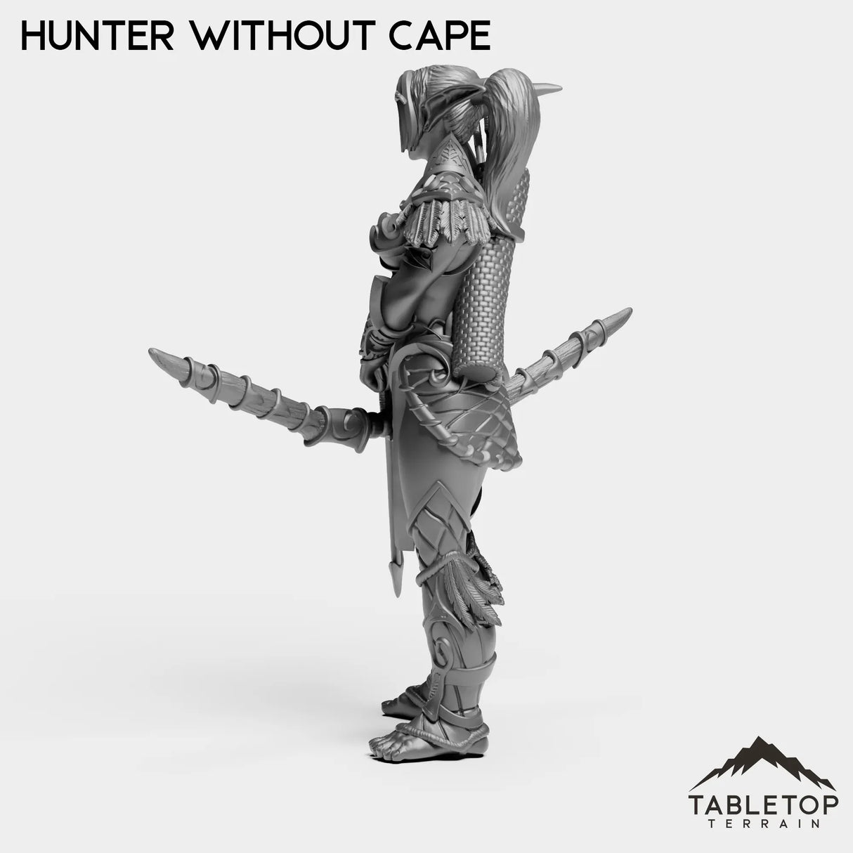 Tabletop Terrain Miniature Night Sentinel Hunter Female