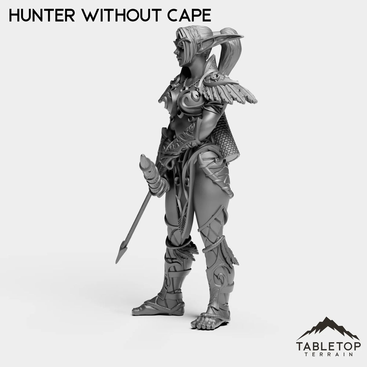 Tabletop Terrain Miniature Night Sentinel Hunter Female